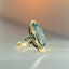 Trixie blue topaz ring 14k gold - Studio Kroewe