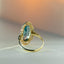 Trixie blue topaz ring 14k gold - Studio Kroewe
