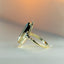 Trixie blue topaz ring 14k gold - Studio Kroewe