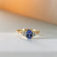 Valentina diamond tanzanite ring 14k gold - Studio Kroewe