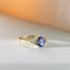 Valentina diamond tanzanite ring 14k gold - Studio Kroewe