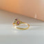 Valentina diamond tourmaline ring 14k gold - Studio Kroewe