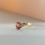 Valentina diamond tourmaline ring 14k gold - Studio Kroewe