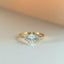 Valentina oval cut diamond ring 14k gold - Studio Kroewe