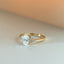 Valentina oval cut diamond ring 14k gold - Studio Kroewe