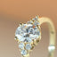 Valentina oval cut diamond ring 14k gold - Studio Kroewe