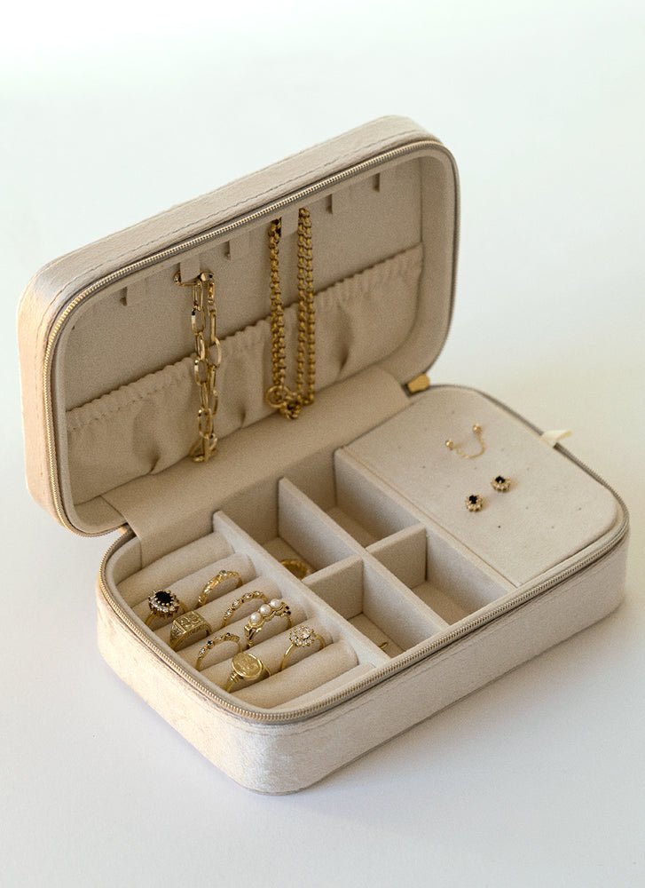 Rectangular Jewelry Box Studio Kroewe - Velvet rectangular jewelry box