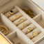 Velvet square jewelry box - Studio Kroewe
