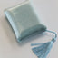Velvet tassel light blue jewelry box - Studio Kroewe