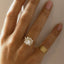 Violet limited Edition | Diamond entourage ring - Studio Kroewe