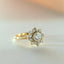 Violet limited Edition | Diamond entourage ring - Studio Kroewe