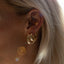 Vivi oval earrings 14k gold - Studio Kroewe