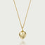 Wild heart charm 14k gold - Studio Kroewe