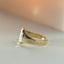 Woody signet ring 14k gold - Studio Kroewe