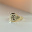 Woody signet ring 14k gold - Studio Kroewe