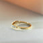 Xavi brilliant cut diamond curve ring 14k gold - Studio Kroewe