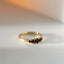 Xavi garnet ring 14k gold - Studio Kroewe