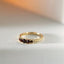 Xavi garnet ring 14k gold - Studio Kroewe