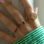 Xavi smoky quartz ring 14k gold - Studio Kroewe