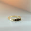 Xavi smoky quartz ring 14k gold - Studio Kroewe