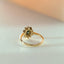 Yoki green tourmaline entourage ring 14k gold - Studio Kroewe