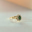 Yoki green tourmaline entourage ring 14k gold - Studio Kroewe