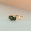 Zelda tourmaline ring 14k gold - Studio Kroewe
