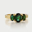 Zelda tourmaline ring 14k gold - Studio Kroewe