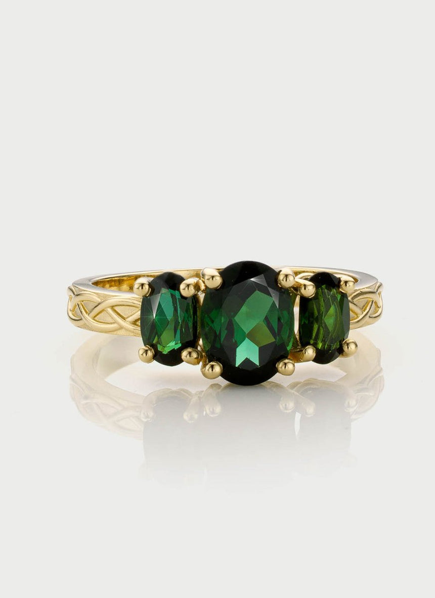 Georgia diamond ring 14k gold - Studio Kroewe