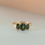 Zelda tourmaline ring 14k gold - Studio Kroewe