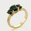 Zelda tourmaline ring 14k gold - Studio Kroewe