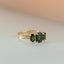 Zelda tourmaline ring 14k gold - Studio Kroewe