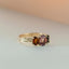 Zelda trio color ring 14k gold - Studio Kroewe