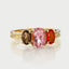 Zelda trio color ring 14k gold - Studio Kroewe
