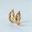 Zoha twist earrings 14k gold - Studio Kroewe
