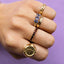 James garnet ring 14k gold