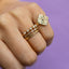 Joshi diamond ring 14k gold