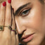 Cami robijn juli birthstone ring 14k goud