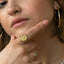 Senda aquamarine ring 14k gold