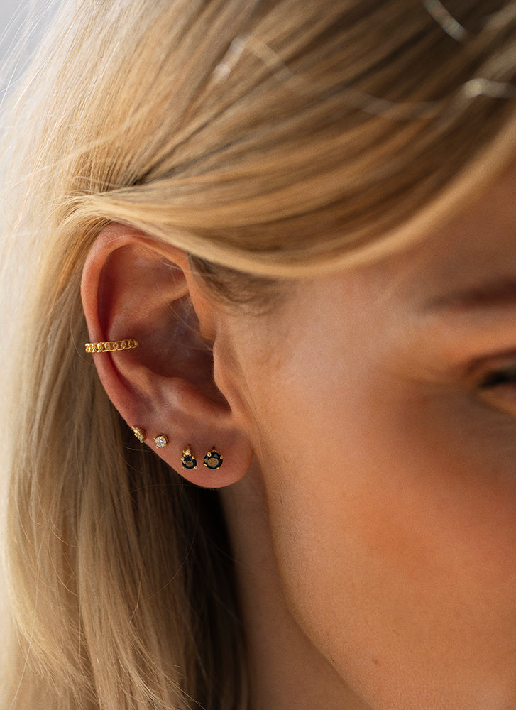 Fenna twisted earrings 14k gold