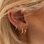 Hendrix single earstud 14k gold