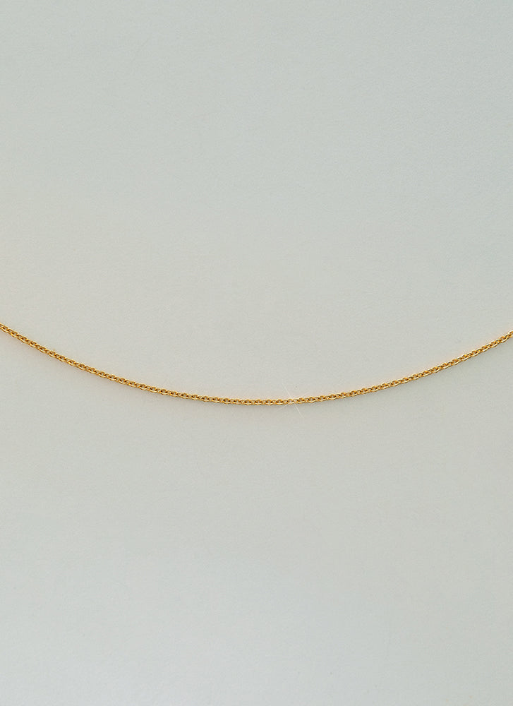 Anchor necklace 14k gold