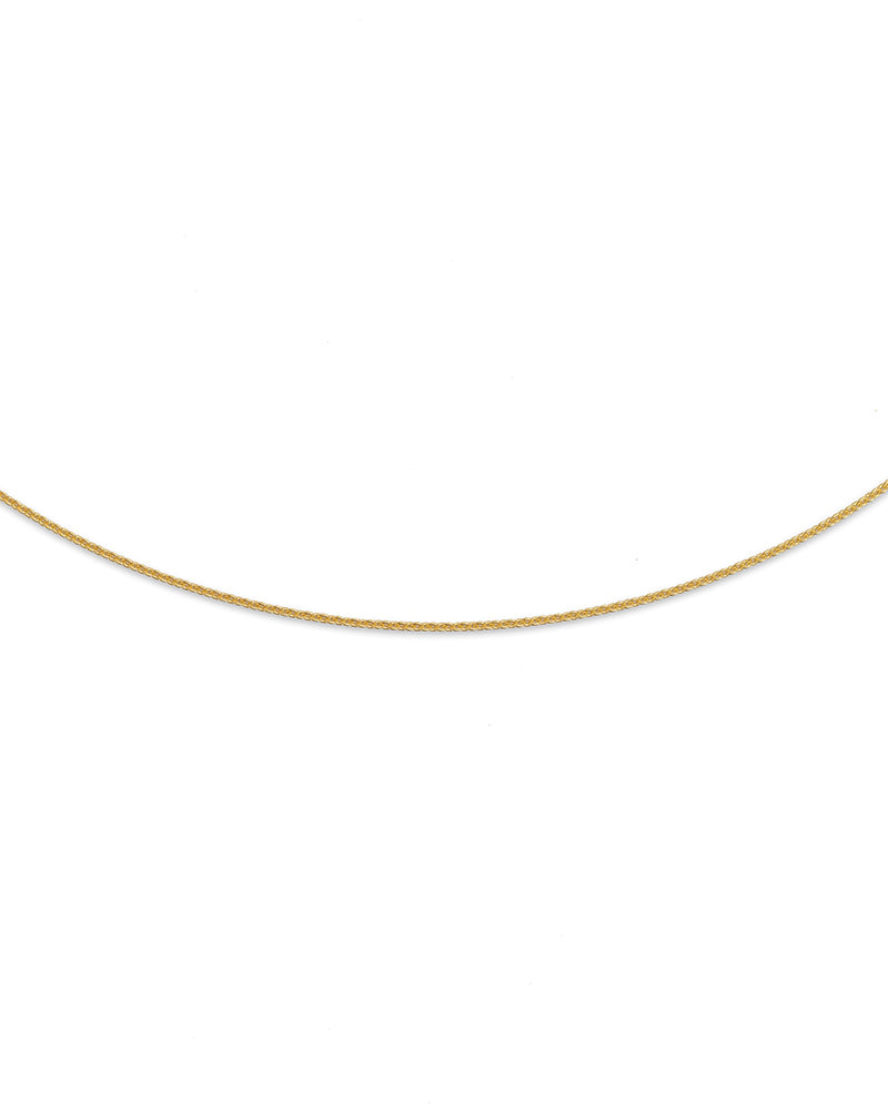 Anchor necklace 14k gold
