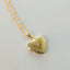 Aphrodite heart medaillon 14k gold