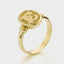 Betsy alfabet zegelring 14k goud