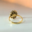 Billie flower sapphire pearl entourage ring 14k gold