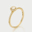 Caes halo diamond ring 14k gold