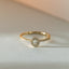 Caes halo diamant ring 14k goud