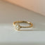 Caes halo diamond ring 14k gold