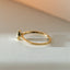 Caes halo diamond ring 14k gold